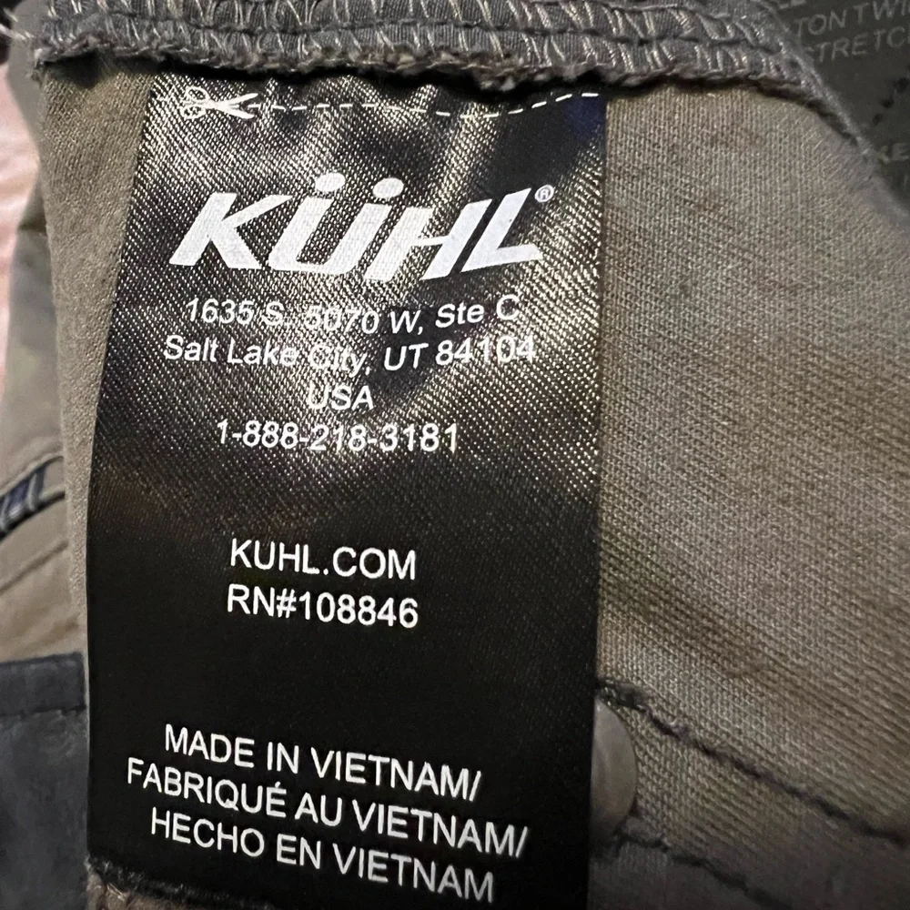 KUHL klassik Fit RYDT Lite pants in hunter green 38/30